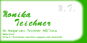 monika teichner business card